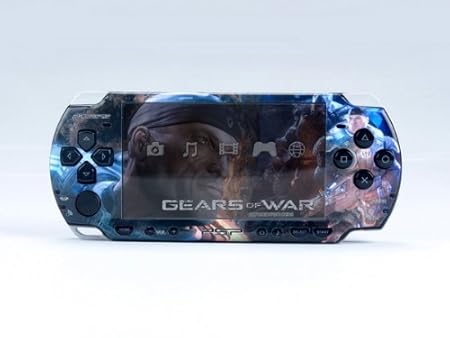 GEARS OF WAR PSP (Slim) Dual Colored Skin Sticker, PSP 2000