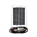 Instapark&reg; 5W Mono-crystalline Solar Panel with 12V Solar Charge Controller