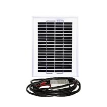 Instapark® 5W Mono-crystalline Solar Panel with 12V Solar Charge Controller
