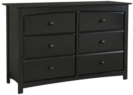Storkcraft Kenton 6 Drawer Dresser - Black