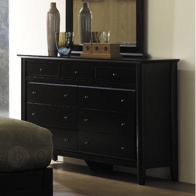 City II 9 Drawer Dresser Finish: Mahogany