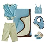 6 - Piece Summer T and Blanket Bundle in Tea