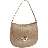 DKNY French Grain Leather Flap Hobo