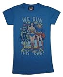 DC Comics Super Heroines Junk Food Vintage Style Soft Juniors T-Shirt Tee