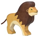 Holztiger Lion Wooden FigureIMAGE