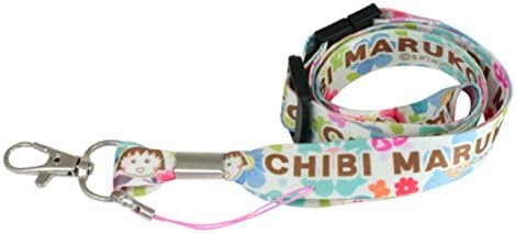 Fujimoto Dengyo Chibi Maruko Chan multi neck strap flower garden SN-N04