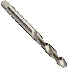 Union Butterfield 1582(UNC)/1582(UNF) High-Speed Steel Spiral Flute Tap, Uncoated (Bright) Finish, Round Shank with Square End