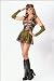 Sexy Camouflage Army Brat Women's Halloween Costume Size Small / Med (2-8) #5177