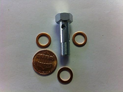 Double Banjo Bolt / Hollow Screw 10 X 1mm with Washers