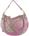 COACH Ali Pieced Large Signature Logo Hobo Bag Purse Handbag Authentic With Tags Lilac $400 MSRP