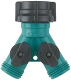 12 Pack Gilmour 17HD Heavy Duty Water Hose Poly "Y" Connector with Shut-Off