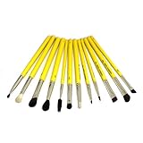 Bdellium Tools Professional Antibacterial Makeup Studio Line Eyes 12pc. Brush Set with Roll-Up Pouch