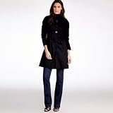Cotton trench coat with stand-up collar black 12