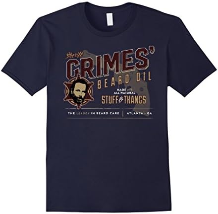 Men's GRIMES BEARD OIL - TheWalkingFans Original Design - MEN'S XL Navy