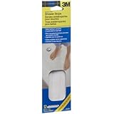 3M 7643 0.75-Inch by 9-Inch NA Safety-Walk Shower Strips, White