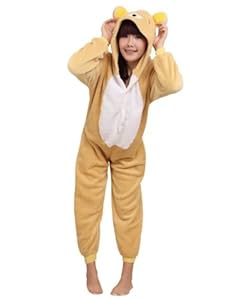 Amour - Sleepsuit Pajamas Costume Cosplay Homewear Lounge Wear (S, Cute Bear)