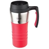 Copco 16 oz Approachable Contemporary Thermal Travel Mug, Red by Copco