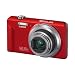 Casio Exilim EX-ZS100 Digitalkamera (14 Megapixel, 12,5-fach opt. Zoom, 6,9 cm (2,7 Zoll) Display, bildstabilisiert) rot