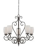Quoizel MAY5005MM Maya 5 Light Chain Hung Chandelier