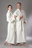 Bathrobes Online - Mens and Womens 100% Organic Turkish Cotton Full Length Long Bathrobe - Made in Turkey - GOTS Certified - 5 sizes