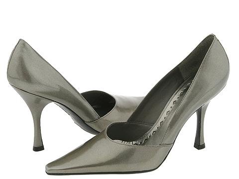 Click here to buy BCBGirls Katchen 5 Pump in Greystone Pearl Patent.