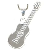 Les Trésors de Nadège - Pendentif Guitare 1 - Argent 925/000
