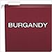Pendaflex Reinforced Hanging Folders, Letter Size, Burgundy, 1/5 Cut, 25/BX (4152 1/5 BUR)