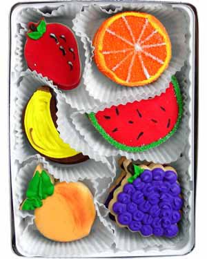 Beautiful Cookies Organic Fresh Fruit Organic Cookies Cookies, 24 Cookies by Beautiful Cookies