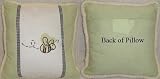 Flutter Bee's Decorator Bee Frame Pillow