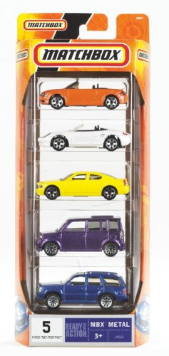 Imagen 2 de Matchbox C1817 - Juego de 5 coches [versión en inglés]