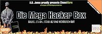 Die Mega Hacker Box, CD-ROMs u. Buch 'Hackerz Book' Groß, stark, schwarz und verboten gut. Für Windows 98SE/ME/XP. 3,5 Std. Video.. Inkl. Vollversion 'Crackz & Serialz hcp 8'