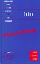 Paine: Political Writings (Cambridge Texts in the History of Political Thought)