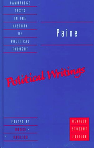 Paine: Political Writings (Cambridge Texts in the History of Political Thought)