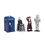 Doctor Who - Tardis, Davros, Doctor Who and Cyberman