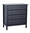 Roxanne 4 Drawer Dresser in Ebony Finish By Da Vinci Baby Furniture