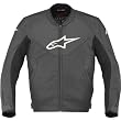 Alpinestars Indy Men's Leather Street Motorcycle Jacket - Black