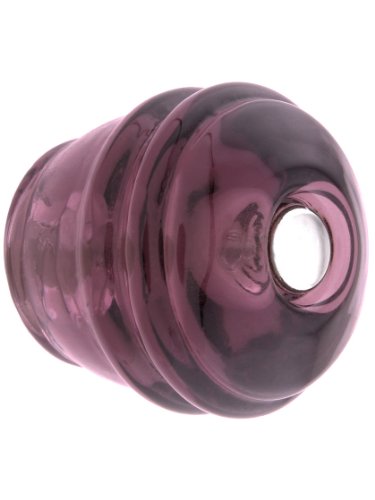 Round Purple Glass