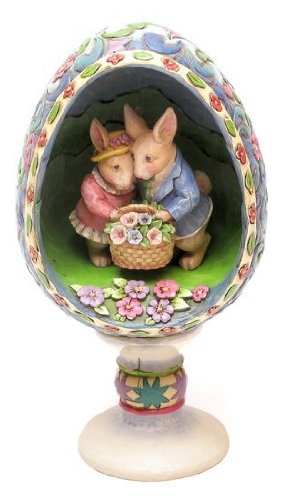 Jim Shore Easter Bunnies Egg Diorama - Display of Affection