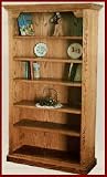 Open Bookcase-Cherry (Colonial Stain)