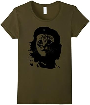 Women's Revolutionary Kitty T-Shirt Small Olive
