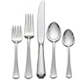 Gorham Fairfax 5-Piece Sterling Silver Flatware Place Set, Service for 1