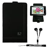 Black Nubuck Expediency Flip Stand Alone Case Cover Protector For Barnes &  ....