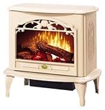 Dimplex Symphony Stoves Celeste Electric Fireplace Stove Heater in Cream