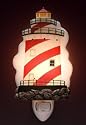 Nautical Lighthouse Hand Painted Night Light