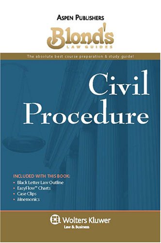 Blond's Law Guides: Civil Procedure