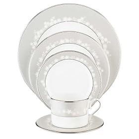 Buy Lenox Bellina Bone China Platinum Banded 5-Piece Place Setting, Service for 1