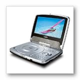 Coby Electronics 7" TFT Portable DVD Player 7" TFT Widescreen (16:9) Color TFT Display Portable DVD Player w/ Accessories