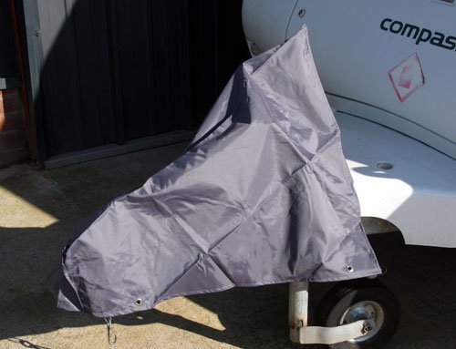 Protective Caravan or Trailer Hitch Cover