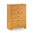South Shore 3575035 Billy Collection 5-Drawer Chest, Florence Maple