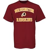 Washington Redskins Burgundy Heart and Soul T-shirt